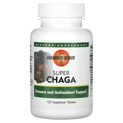 Mushroom Wisdom Super Chaga – 120 Count | Premium Chaga Mushroom Extract
