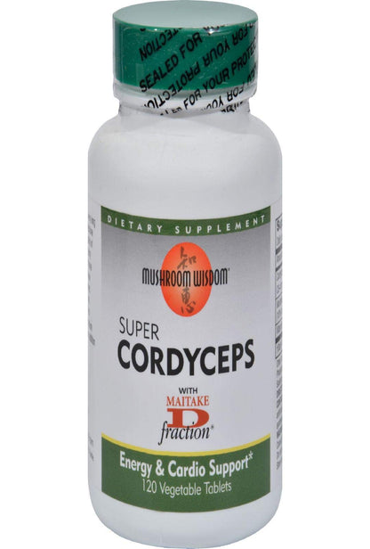 Mushroom Wisdom Super Cordyceps Caplets 120 Count – Stamina & Endurance