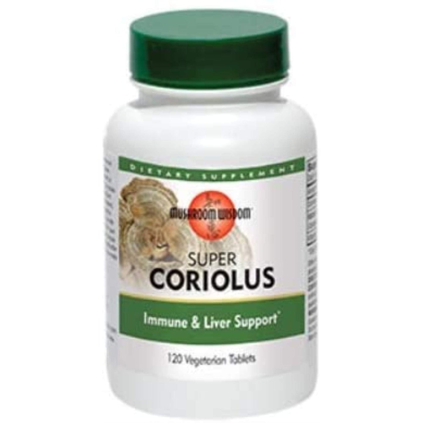 Mushroom Wisdom Super Coriolus with Maitake D Fraction – 120 Tablets