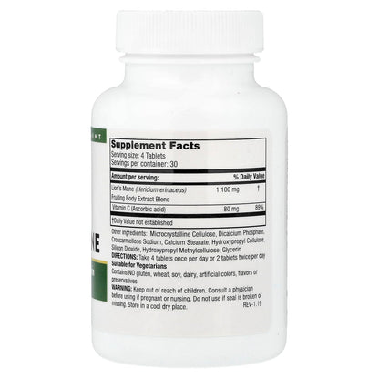 Mushroom Wisdom Super Extract Lion's Mane 120 Count | Brain & Digestive Support