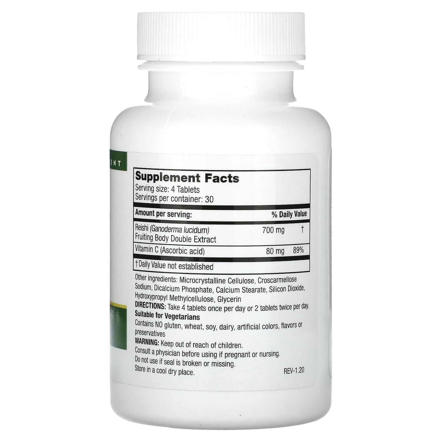 Mushroom Wisdom Super Extract Reishi, 120 Count