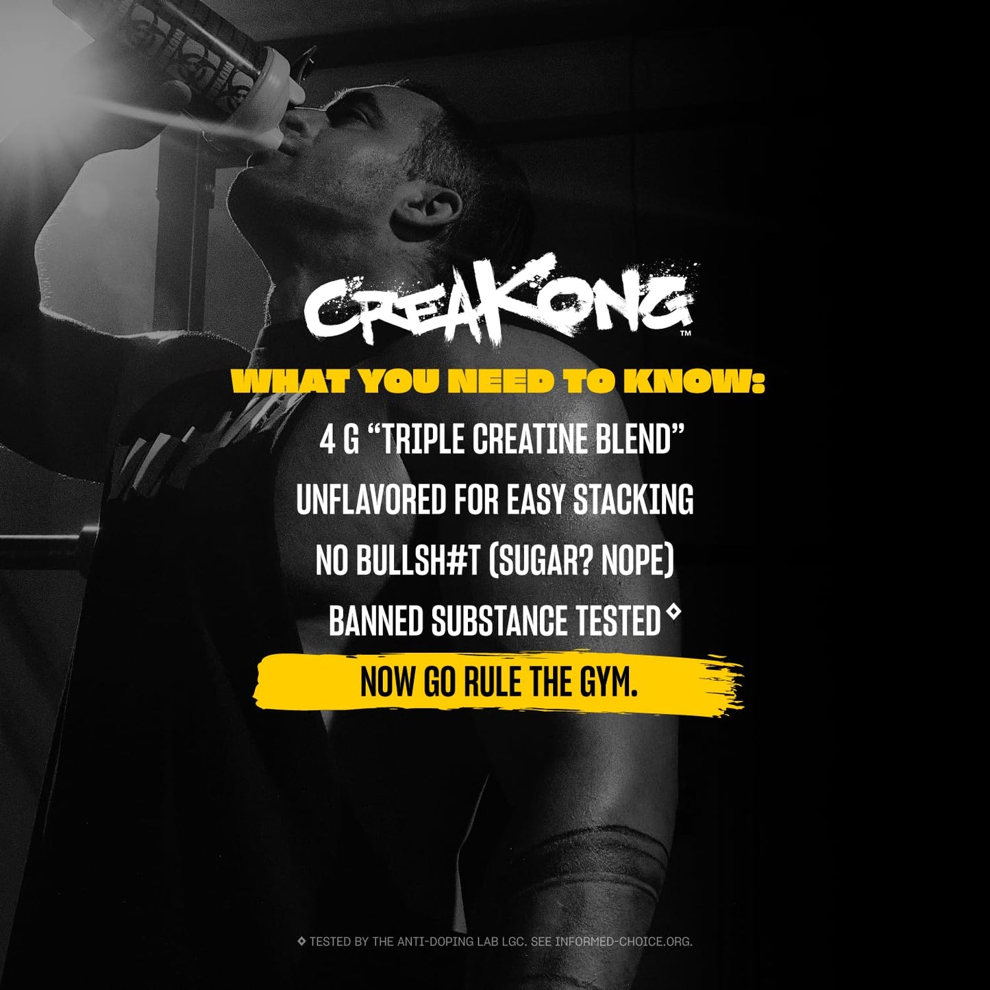 Mutant Creakong 300G – Pure Creatine Blend from World’s Leading Sources
