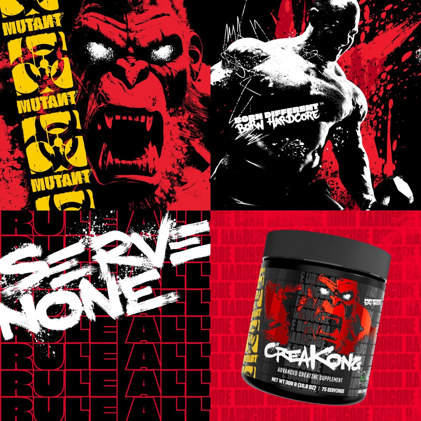 Mutant Creakong 300G – Pure Creatine Blend from World’s Leading Sources