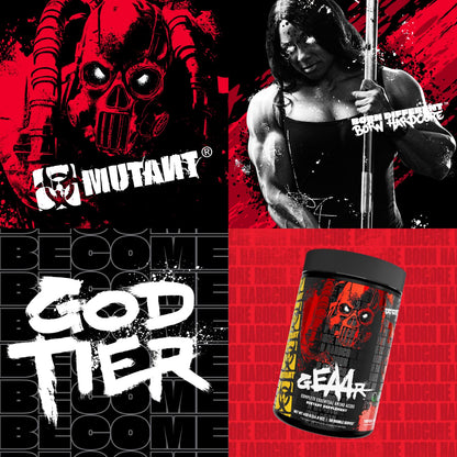 Mutant GEAAR Orange Rush – 9.4g EAAs + Arginine, 7g BCAAs, 4g Leucine, Electrolytes | 30 Servings