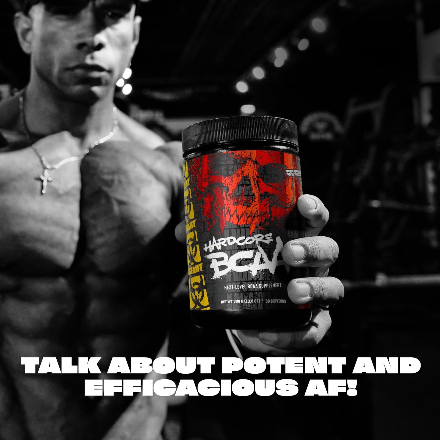 Mutant Hardcore BCAA – 30 Servings – Hydration + Recovery – Grape | Pre, Intra or Post Workout