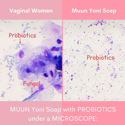 Muun Peach Yoni Soap Bar Pack 3 – pH Balance, Probiotics & Natural Ingredients