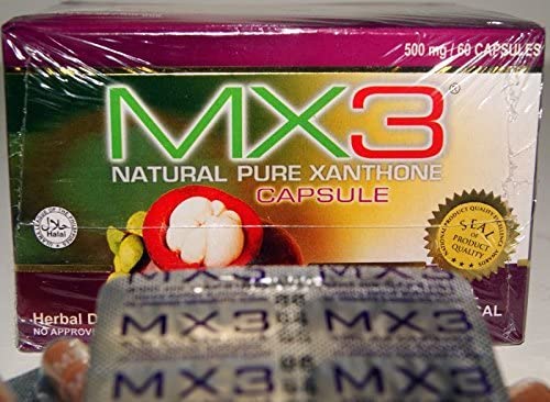 MX3 Capsule (Mangosteen Capsule) 60 Caps | Immune Support & Antioxidants