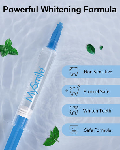 MySmile Teeth Whitening Gel Refills Pack – 6 Non-Sensitive, 10-Min Whitening