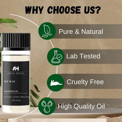 My Way Essential Oil Diffuser Oil 50ml | Antal Hayat | Luxury Home Scents