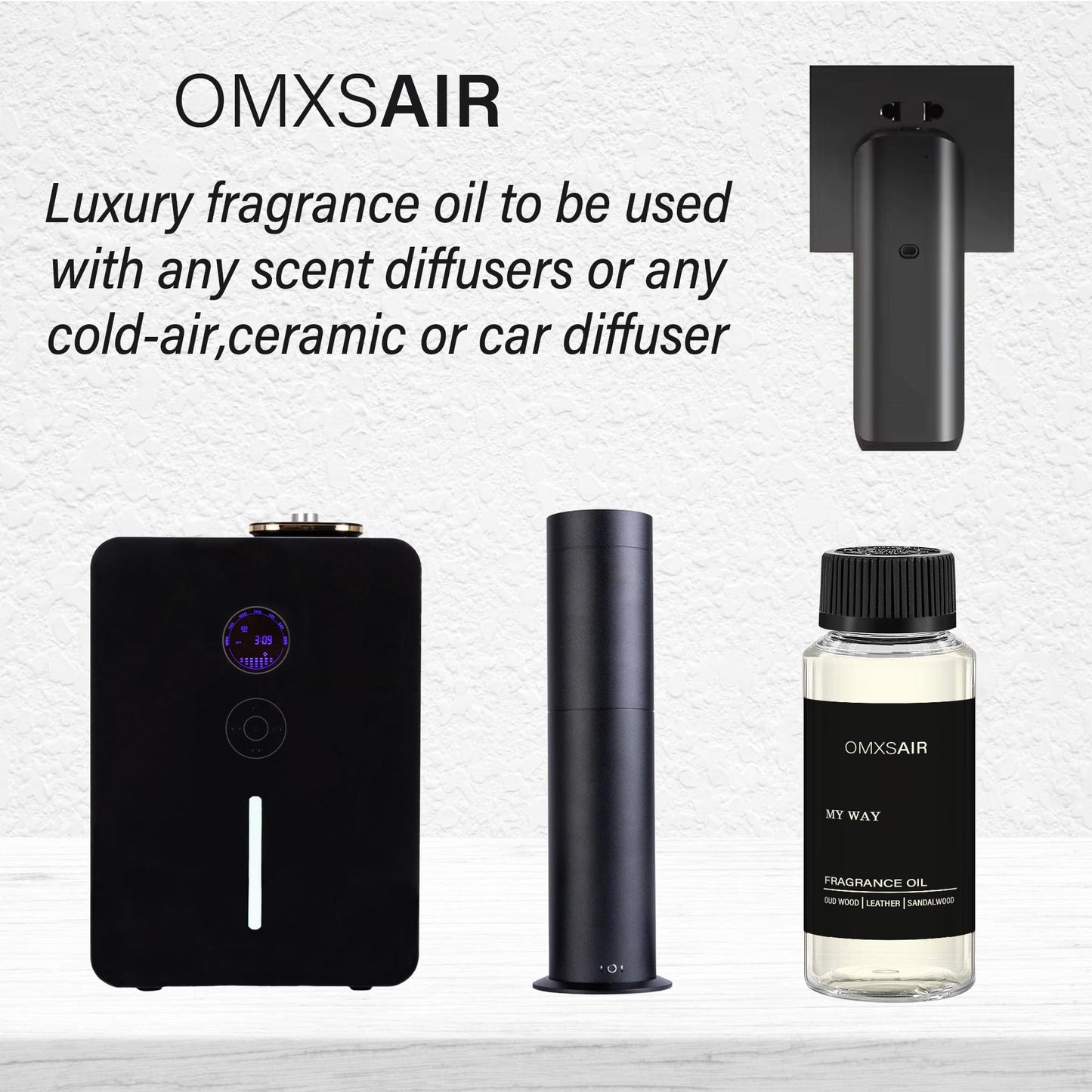 My Way Hotel Diffuser Oil 120ml – Luxury Home Fragrance (Sandalwood, Cedarwood & Iris) | Aromatherapy