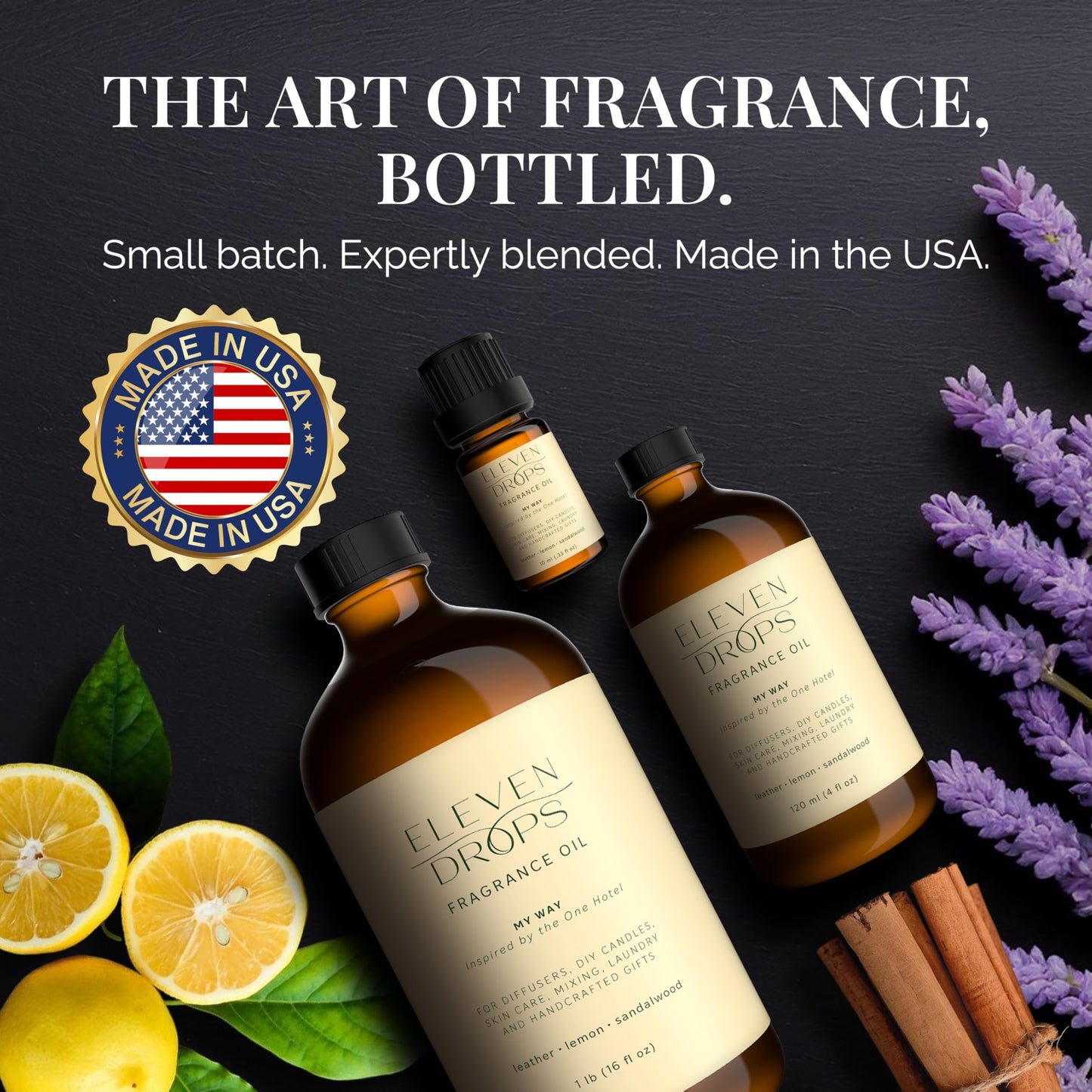 Eleven Drops My Way Diffuser Oil 4oz – Premium Fragrance Inspired by The One Hotel