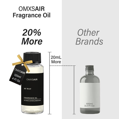 My Way Hotel Diffuser Oil 120ml – Luxury Home Fragrance (Sandalwood, Cedarwood & Iris) | Aromatherapy