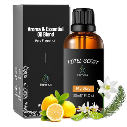 My Way Essential Oil Diffuser Oil 30ML | Lemon, Tuberose & Vanilla | Aromatherapy & Home Luxury Gift