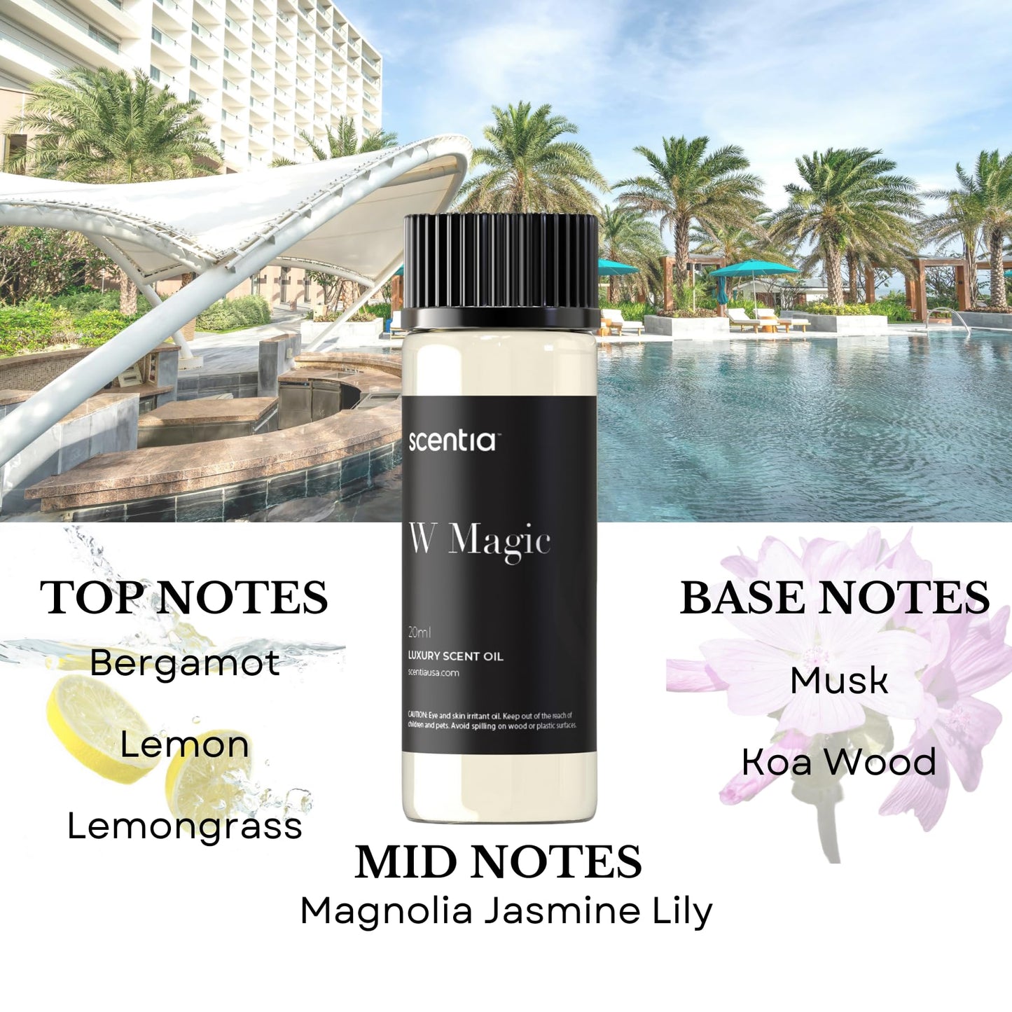 My Way Hotel Diffuser Oil – 5x20ml Gift Set Inspired by Luxury 5-Star Hotels