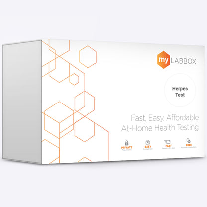 myLAB Box Herpes STD Test Kit – At-Home HSV-2 Antibody Screening for Women & Men