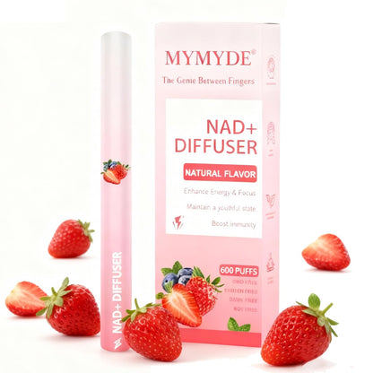 MYMYDE Herbal Diffuser Pen - Strawberry Mint Extract | Herbal Aromatherapy Stick