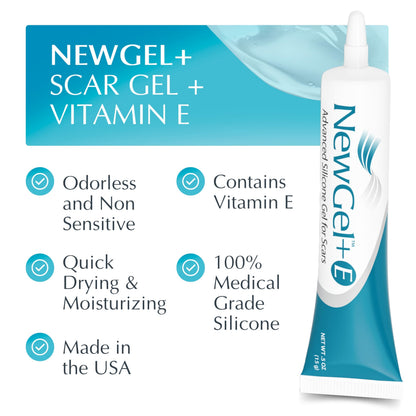 NewGel Plus by MyNewGel – Silicone Scar Gel with Vitamin E (15 g / 0.5 oz)