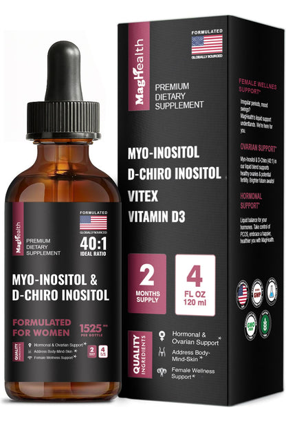 Myo-Inositol & D-Chiro Inositol 40:1 – 60-Day Women's Health & Wellness Support