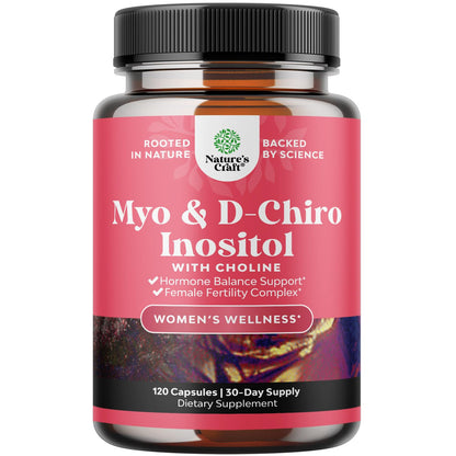 Myo-Inositol & D-Chiro Inositol Capsules - Hormone Balance & Fertility