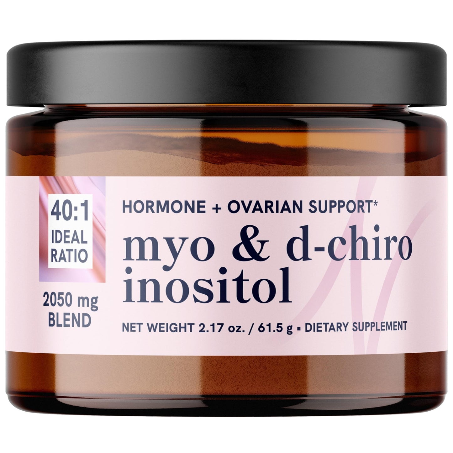 Myo-Inositol & D-Chiro Inositol Powder – Hormone Balance for Women | 40:1 Ratio | 2000mg Myo / 50mg D-Chiro | 30 Servings | 2.17 oz