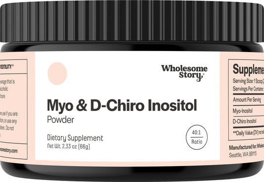 Myo-Inositol & D-Chiro Inositol Powder for Women – 40:1 Ratio, 30 Servings BritishVita | Premium UK Vitamins & Wellness Supplements