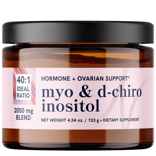 Myo-Inositol & D-Chiro Inositol Powder 40:1 for Women | 60 Servings BritishVita | Premium UK Vitamins & Wellness Supplements