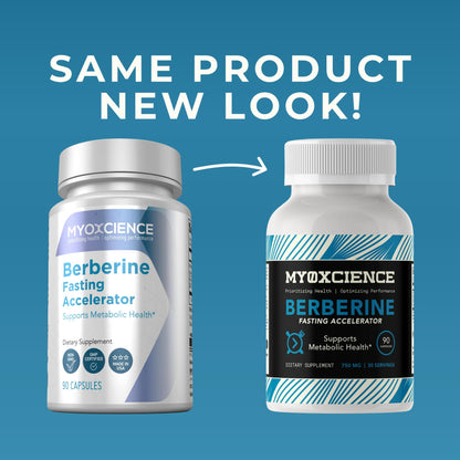 MYOXCIENCE Berberine Fasting Accelerator | Himaberb Berberine HCl + ALA & Biotin - 90 Capsules