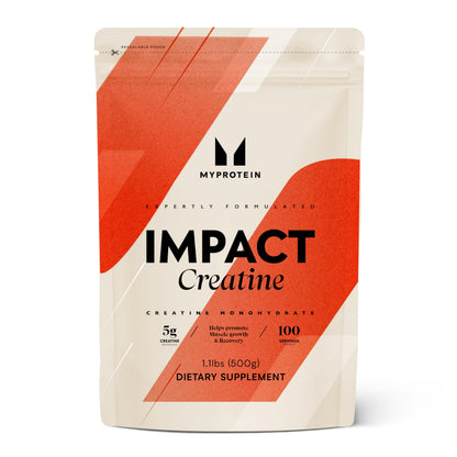Myprotein Creatine Monohydrate Powder – 100 Servings (1.1 lbs), Pure Unflavored, Pre/Post Workout