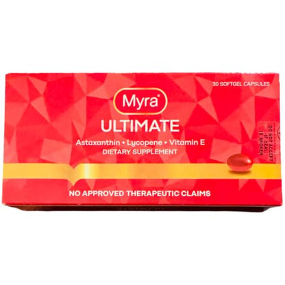 Myra Utimate with Astaxanthin, Lycopene & Vitamin E | 30 Softgel Capsules