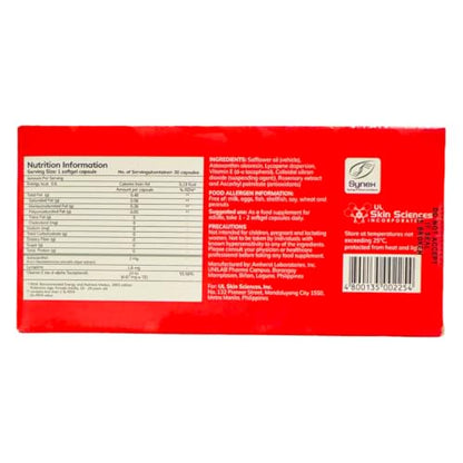 Myra Utimate with Astaxanthin, Lycopene & Vitamin E | 30 Softgel Capsules