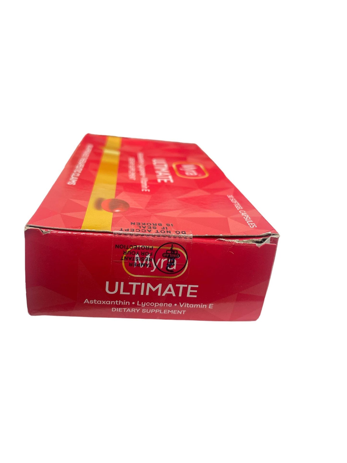Generic Myra Utimate Capsules: Astaxanthin, Lycopene and Vitamin E - 30 Softgel Capsules