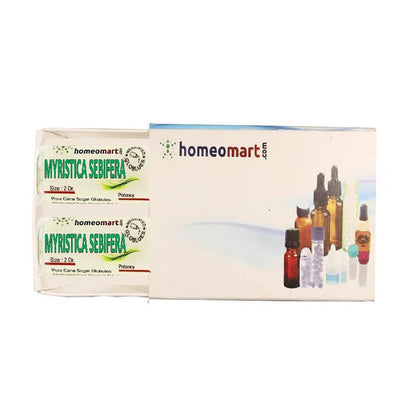 Myristica Sebifera Homeopathy Pellets 6C Potency - Pack of 2 | HomeoMart