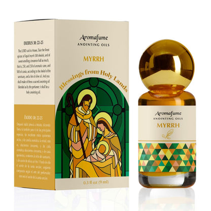 Myrrh Anointing Oil 9ml – Blessings from The Holy Lands | Jerusalem Olive Oil