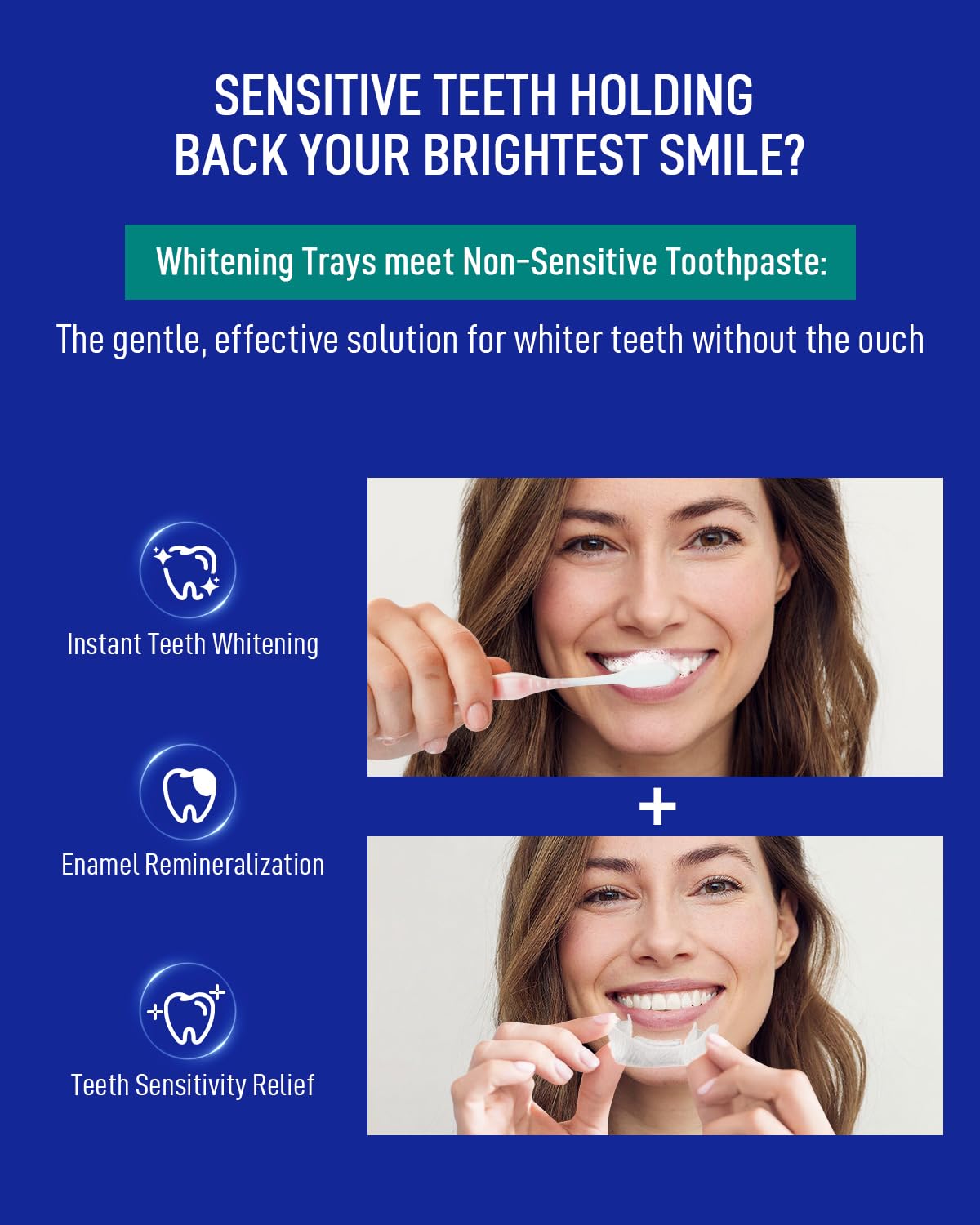MySmile 7-Day Teeth Whitening Bundle - 12% Hydrogen Peroxide Trays + Fluoride-Free Nano Hydroxyapatite Toothpaste