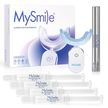 MySmile Deluxe 10 Min Teeth Whitening Kit – 28 LED, 35% Carbamide Peroxide