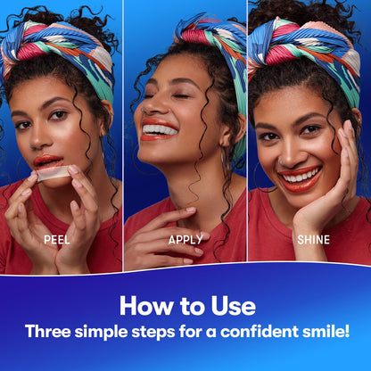 MySmile Teeth Whitening Strips - Hydroxyapatite-Infuse, Enamel-Safe, Non-Slip 14 Treatments Kit (28 Count)