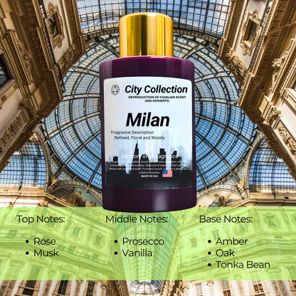 Mystic Romance Milan Aroma Oil Blend – Pack of 2 x 120ml Purple Bottles | Made in USA