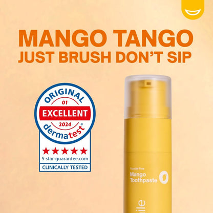 MySweetSmile Mango Toothpaste – Fluoride-Free Enamel Strengthening | Dentist-Approved & IndyBest Award-Winning 60g