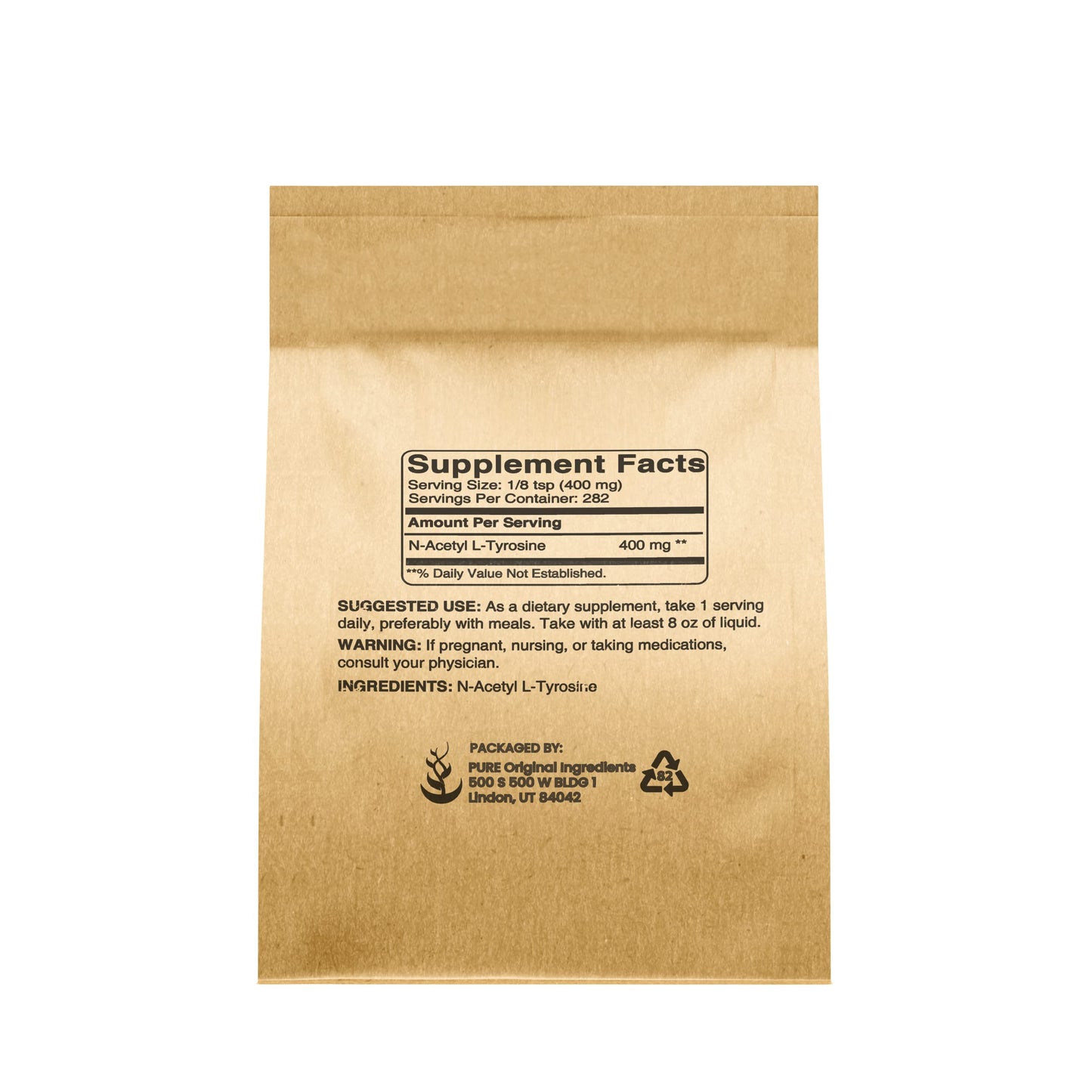 Pure Original N-Acetyl L-Tyrosine Powder (4 oz) – NALT, Always Pure, No Fillers