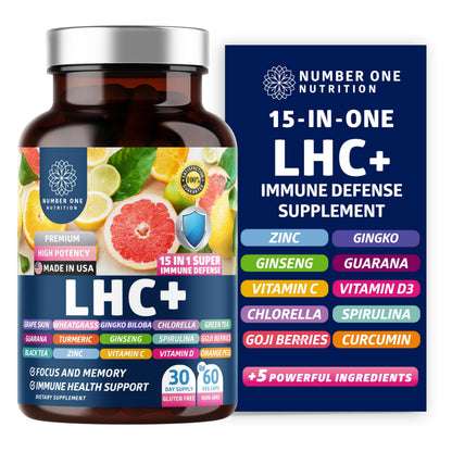 N1N LHC+ 15-in-1 Immune Support Supplement | 60 Veg Caps