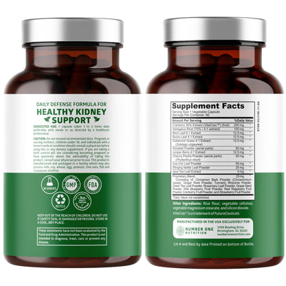 N1N Kidney Cleanse – 21 Herbs with Cranberry & Uva Ursi | 60 Veg Caps