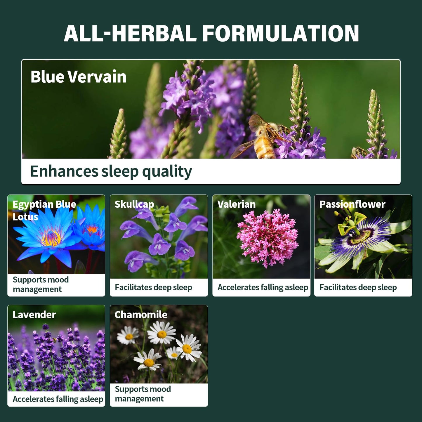 Nabouherb Blue Vervain Drops – 7-in-1 Sleep Support (2oz)