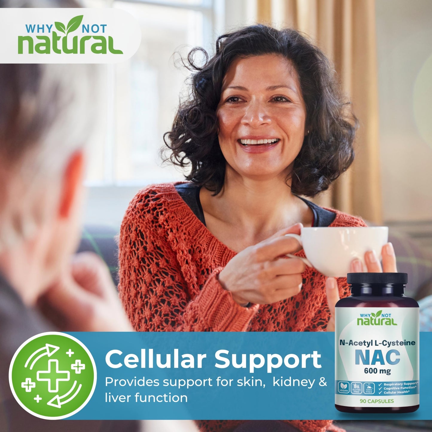NAC Supplement 600 mg – N-Acetyl Cysteine Capsules | Pure, No Fillers
