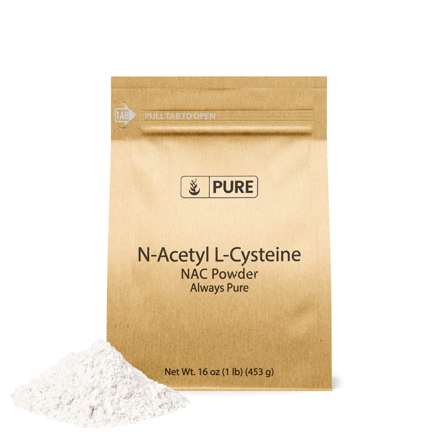 NAC N-Acetyl L-Cysteine Powder (1 lb) – Pure Original Ingredients | Lab Verified