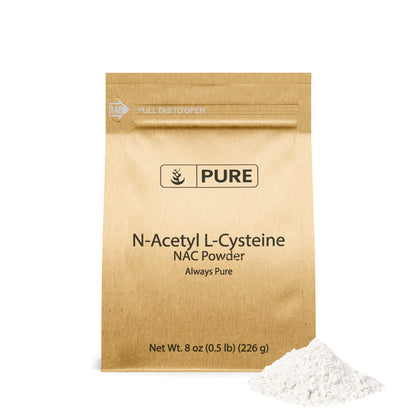 NAC N-Acetyl L-Cysteine Powder (8 oz) – Pure Original Ingredients | Lab Verified