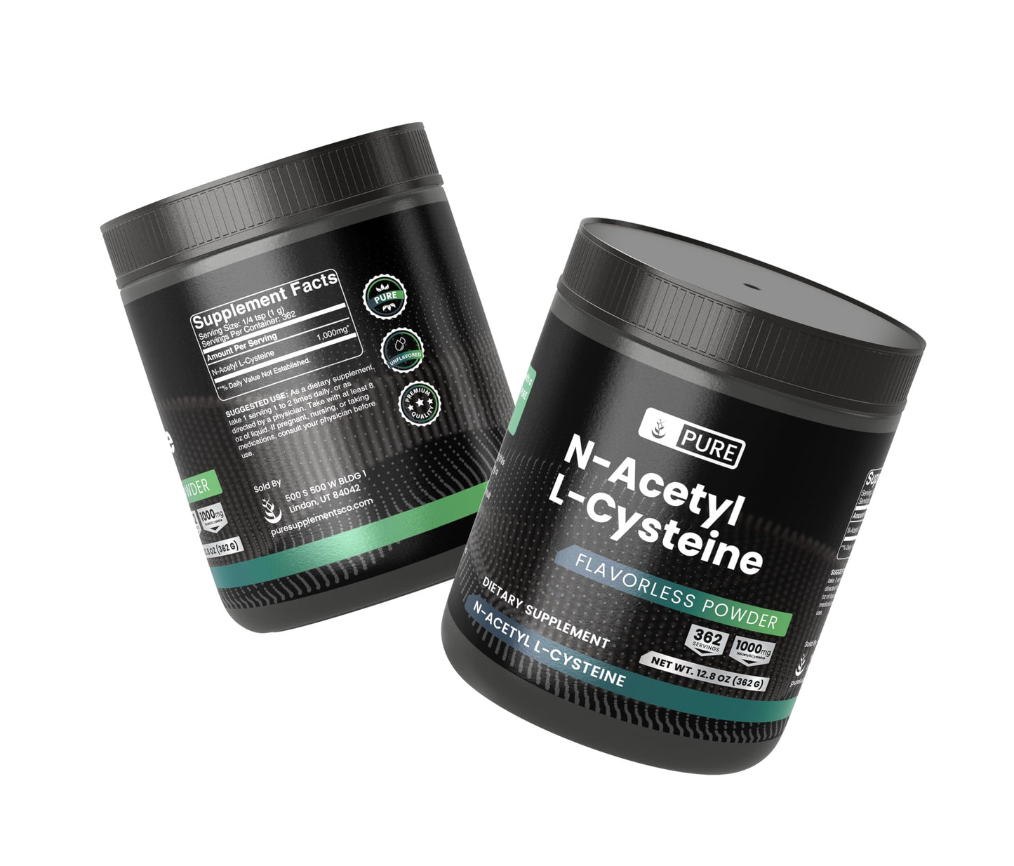 Pure Original Ingredients NAC Powder - 12.8 oz | N-Acetyl L-Cysteine, Amino Acid, Always Pure