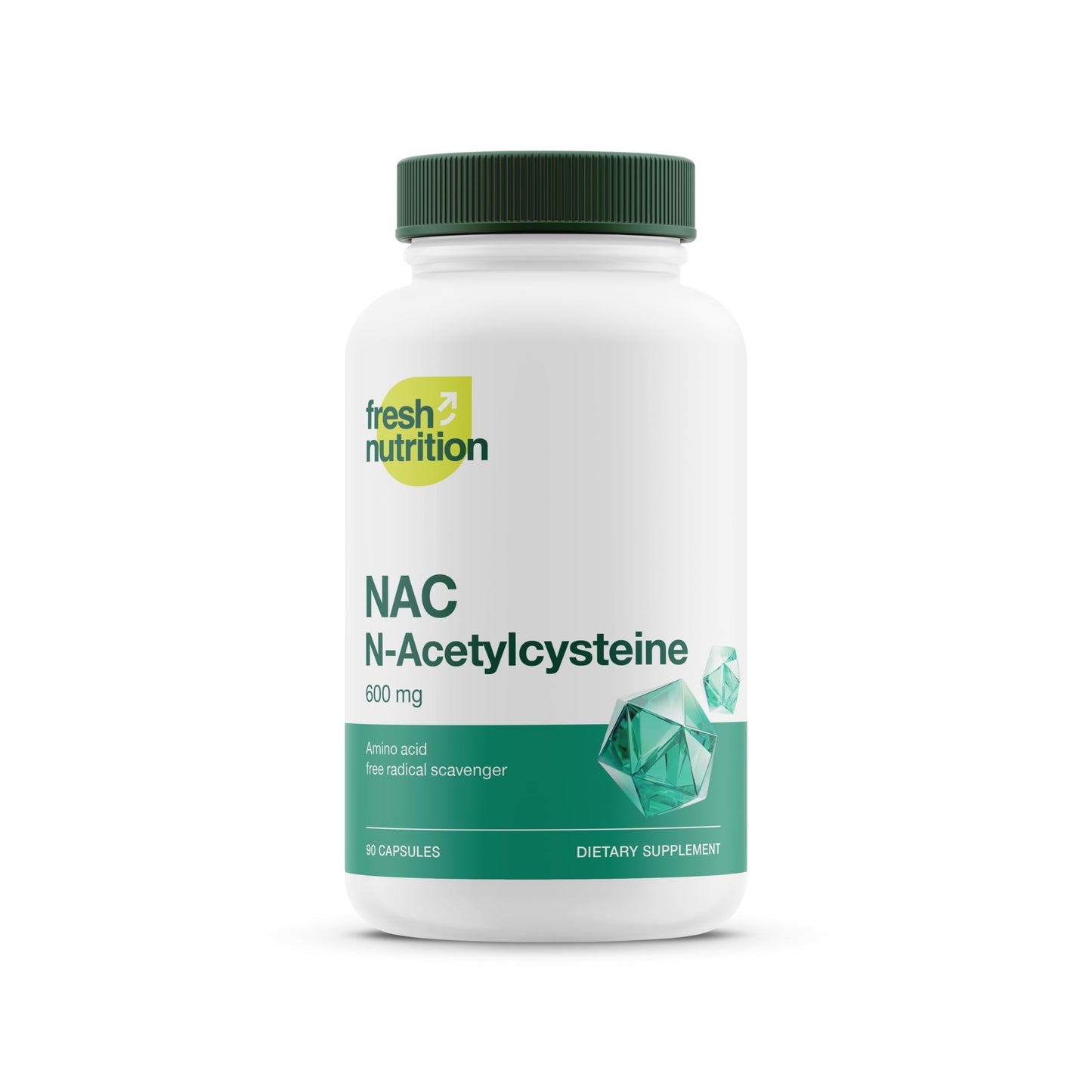 NAC Supplement 600mg – N-Acetyl Cysteine | 90 Vegan Capsules