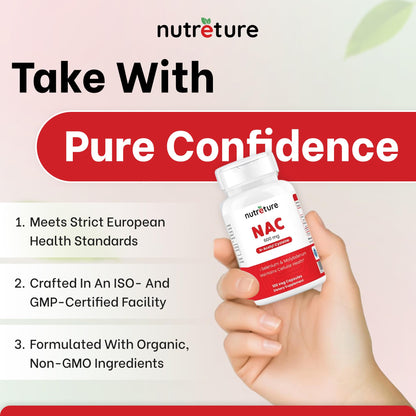 NAC Supplement – N-Acetyl Cysteine 600 mg | Liver Health with Selenium & Molybdenum | 100 Capsules