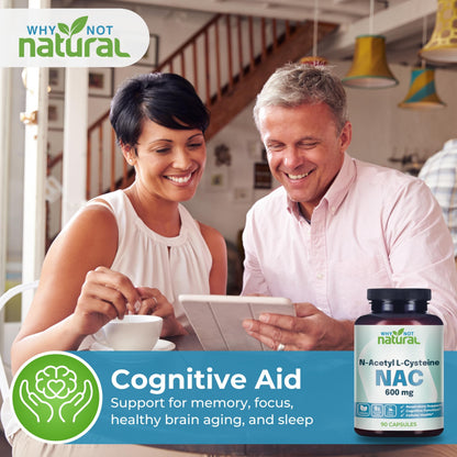 NAC Supplement 600 mg – N-Acetyl Cysteine Capsules | Pure, No Fillers