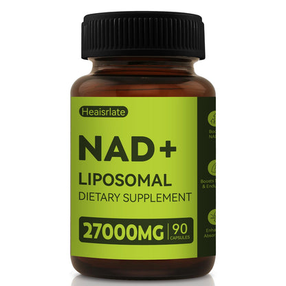 NAD+ 1000mg with Resveratrol & Quercetin — Anti-Aging NAD Supplement, Brain Health & Energy — 90 Caps